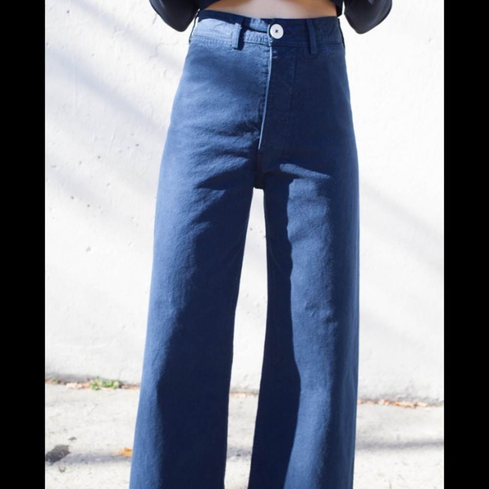 Jesse Kamm Sailor Pant Midnight Size 4